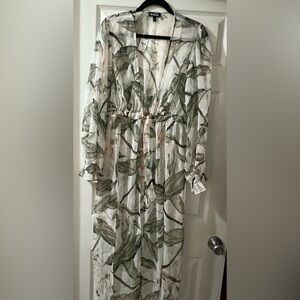 BNWT Express Sheer Tropical Cover-Up